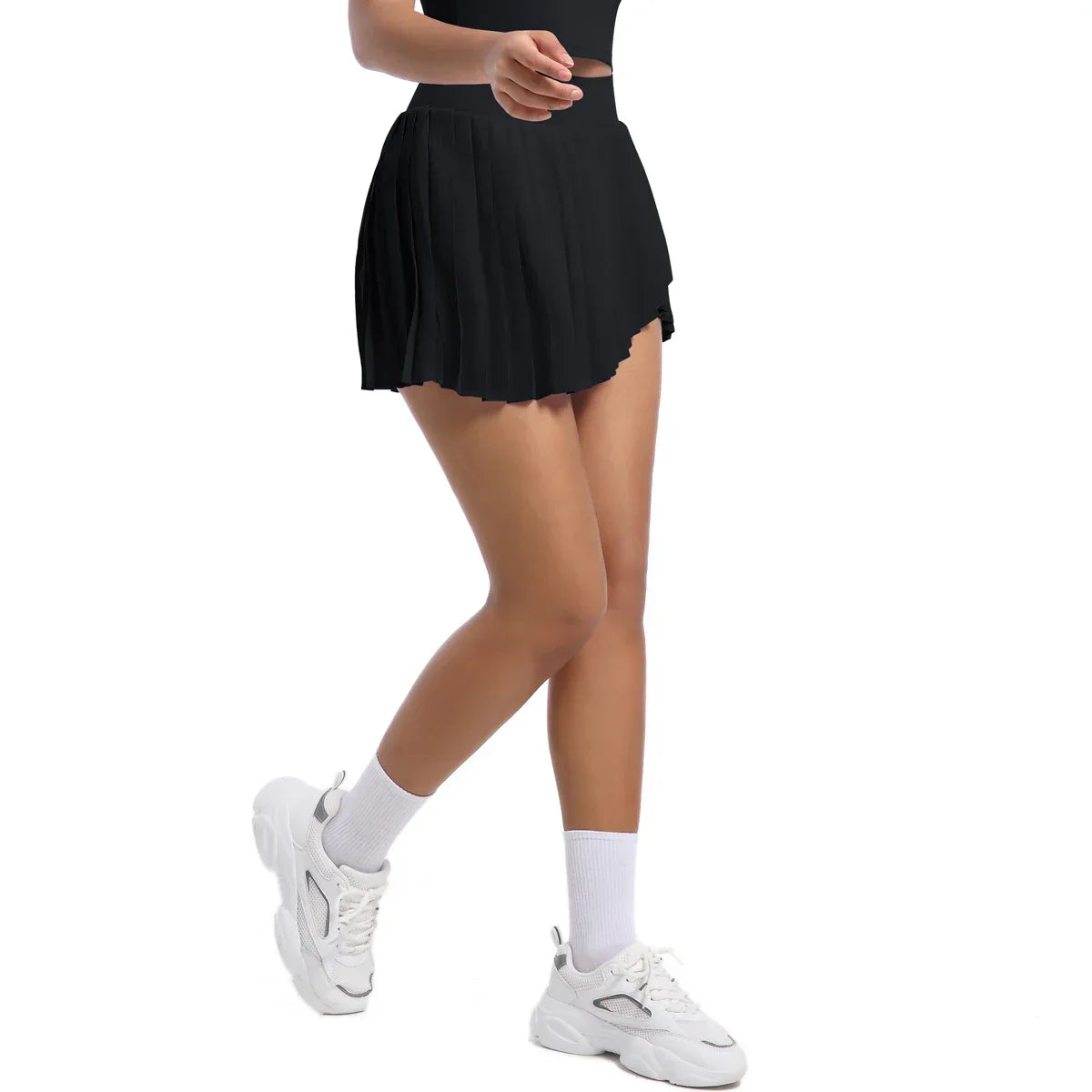 Short Saia de Nylon Tecnológico com Dupla Camada Lenogue