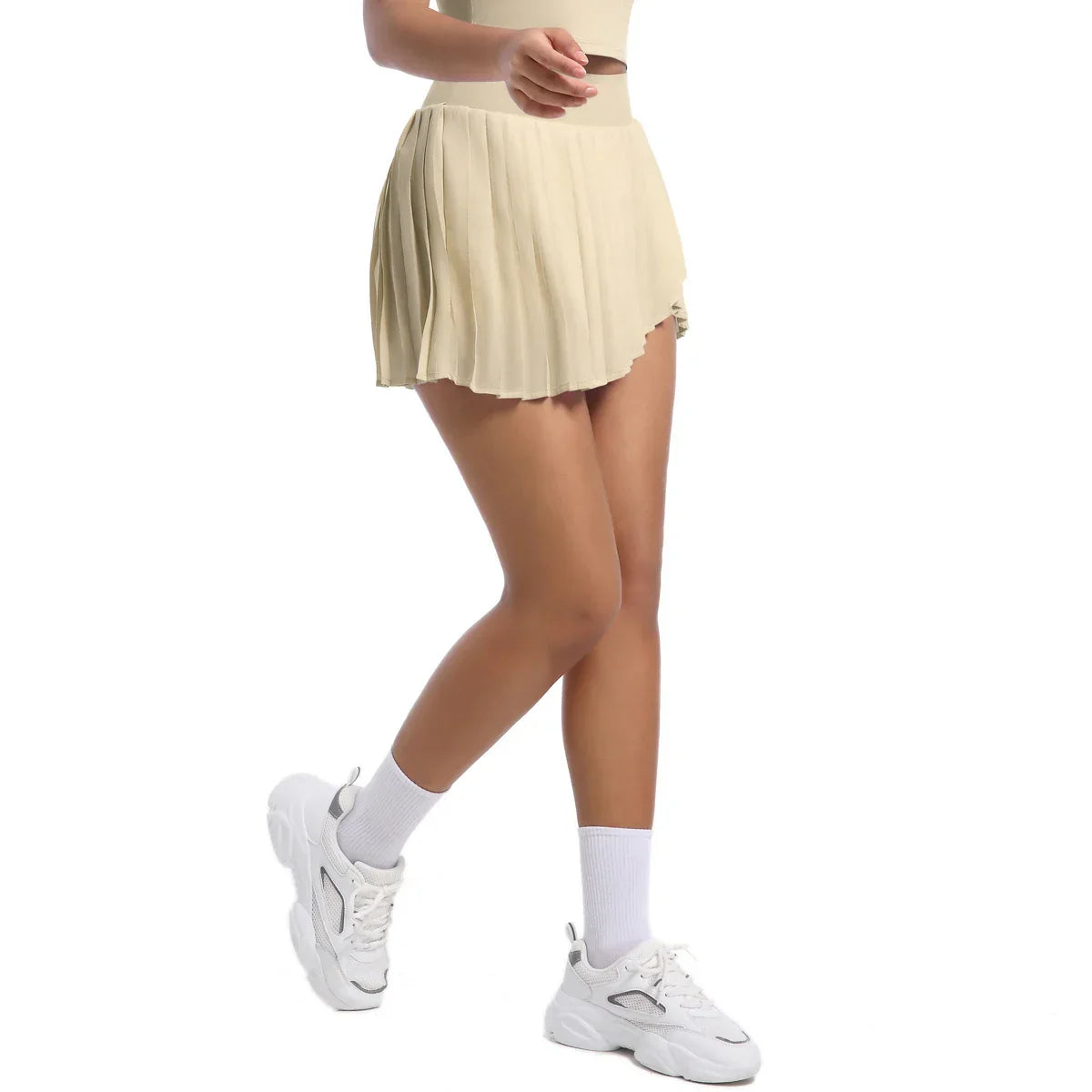 Short Saia de Nylon Tecnológico com Dupla Camada Lenogue