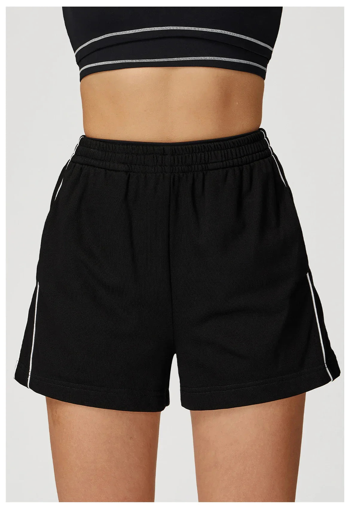 Shorts de Malha Tecnológica Secagem Rápida com Bolsos Lenogue