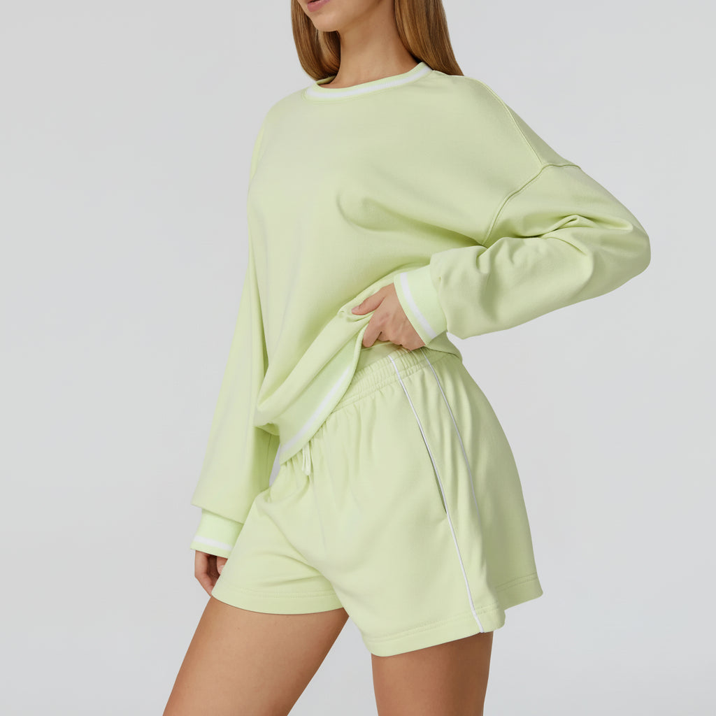 Shorts de Malha Tecnológica Secagem Rápida com Bolsos Lenogue Verde / p