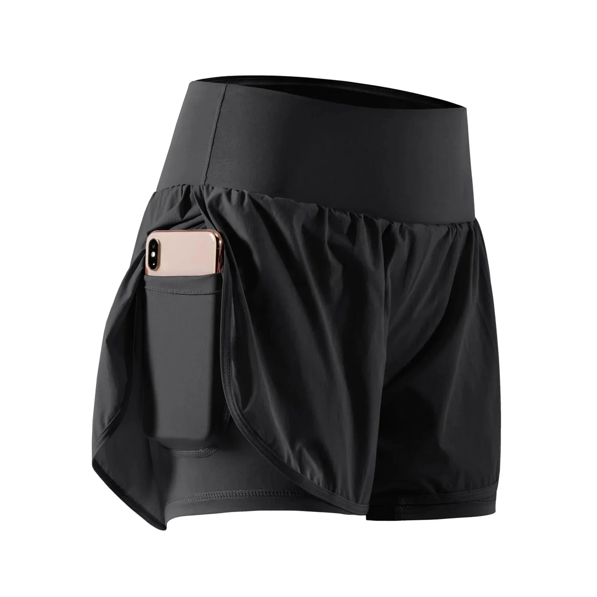 Shorts de Nylon Tecnológico Dupla Camada Secagem Rápida Lenogue