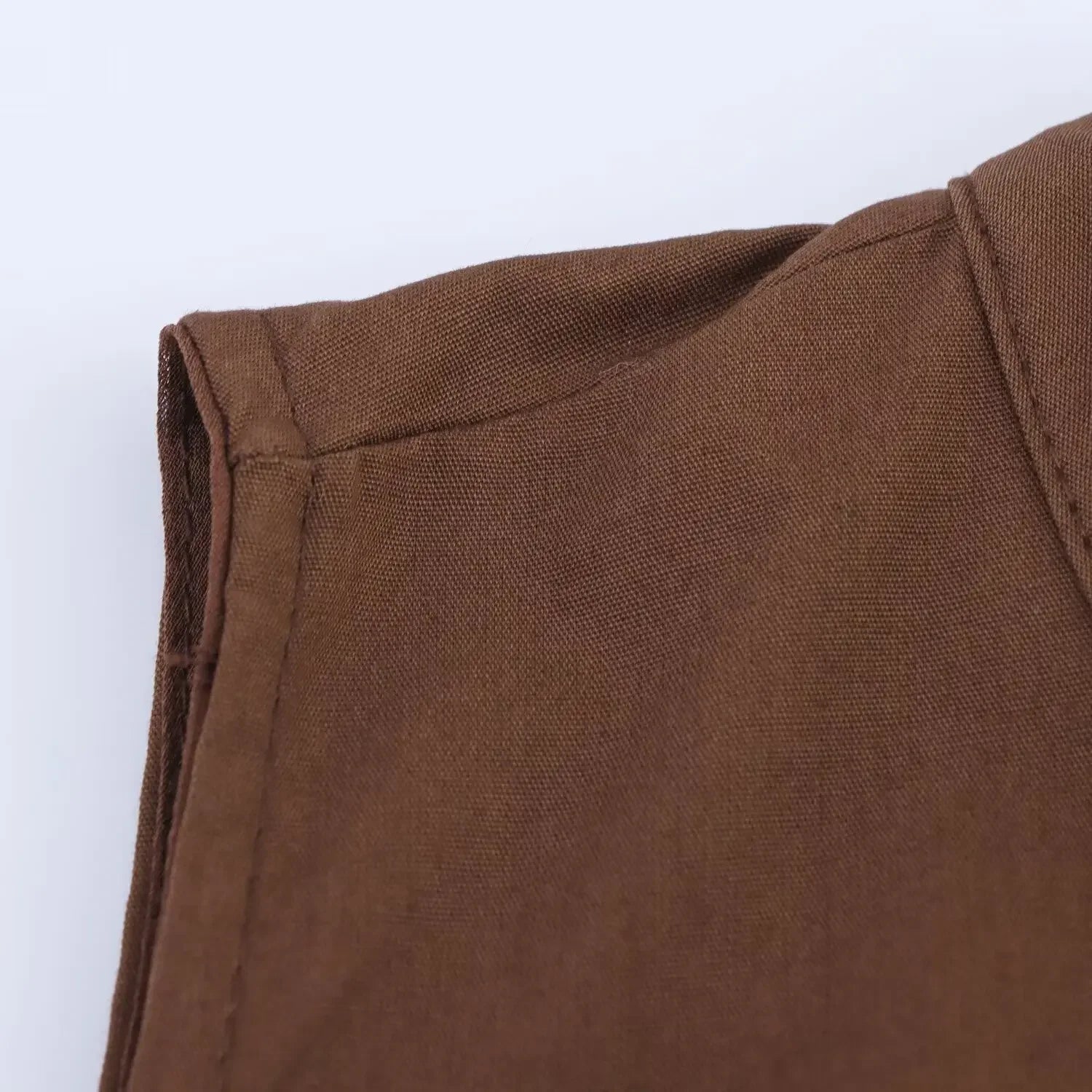 Vestido Evasê com Cinto e Botões para Eventos Casuais Lenogue