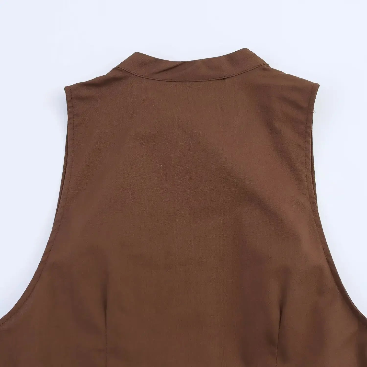 Vestido Evasê com Cinto e Botões para Eventos Casuais Lenogue