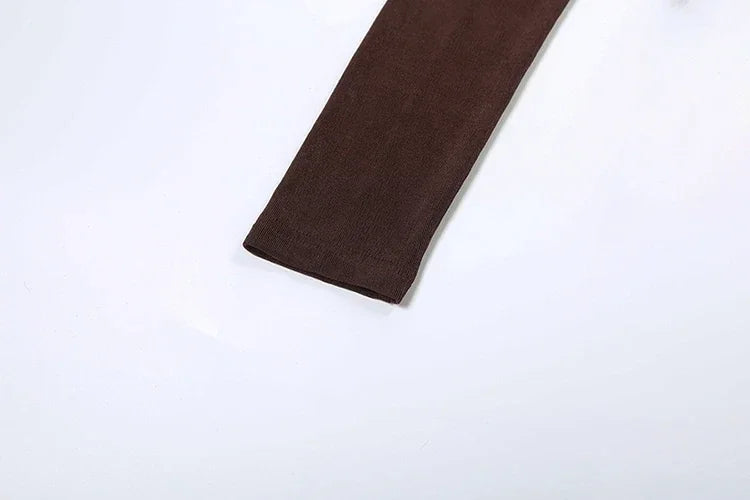 Vestido Longo Gola Redonda com Pregas Manga Longa Lenogue