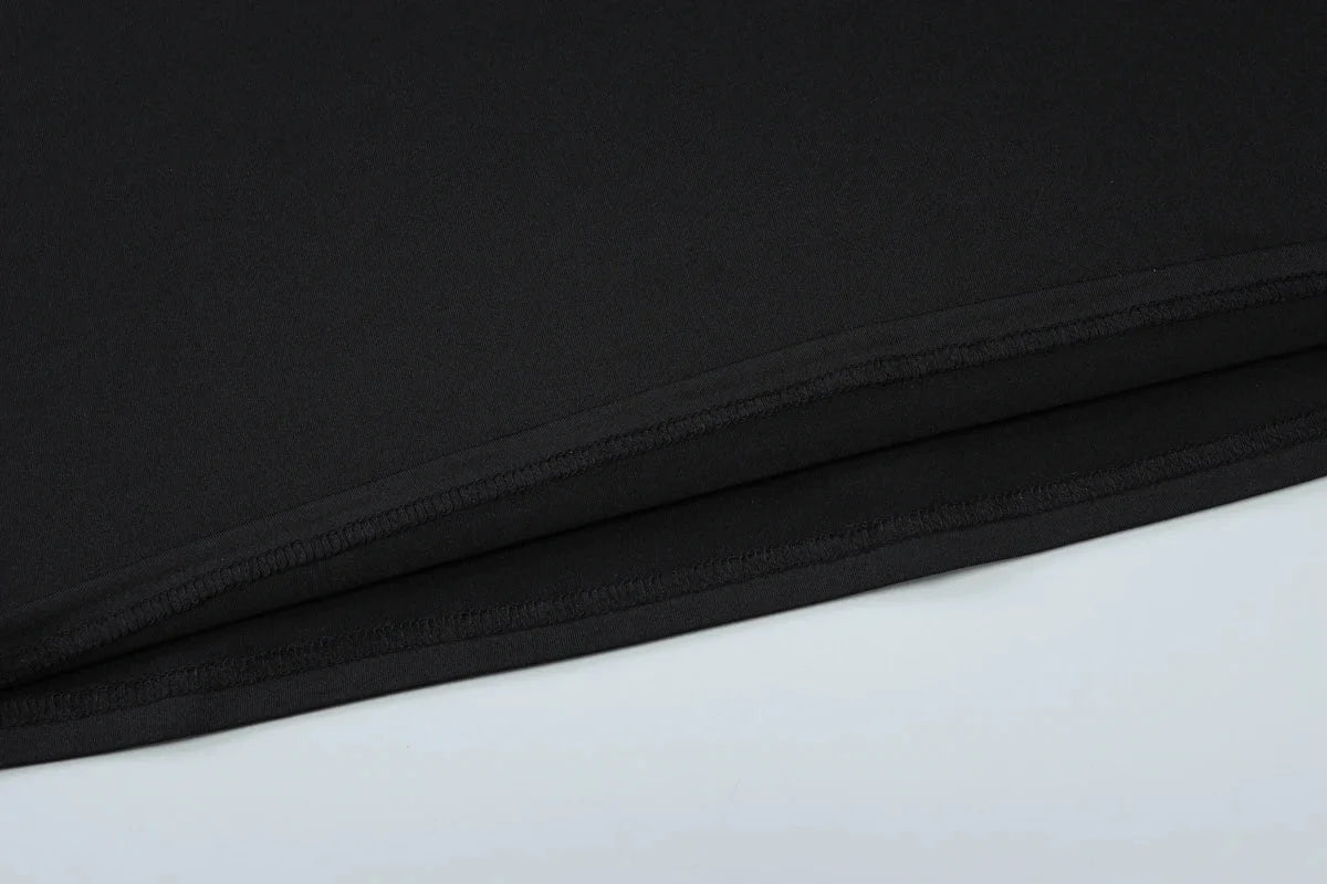 Vestido Longo um Ombro só com Franzido e Pregas Lenogue