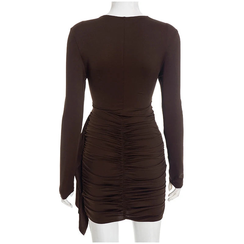 Vestido Midi com Gola Alta Allure Lenogue
